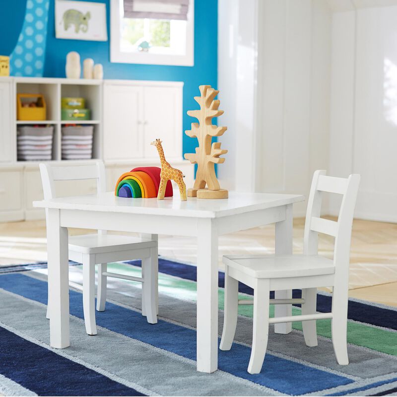 Pottery Barn Kids My First Play Table Simply White Wb image number 2